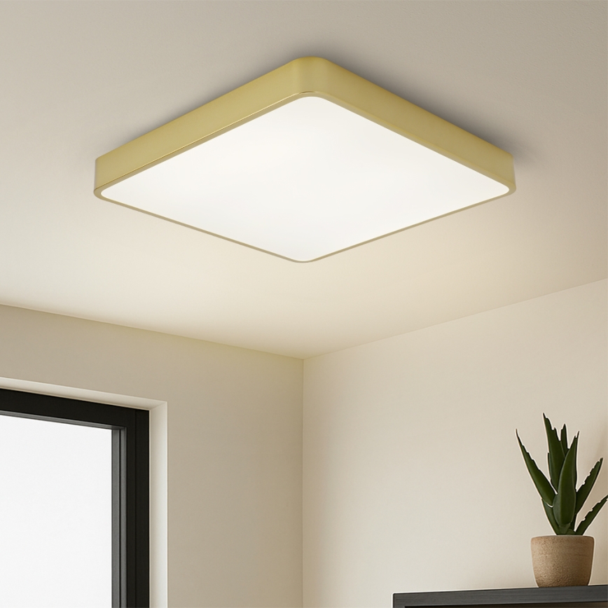 Brilagi - LED таванно осветително тяло POOL LED/48W/230V 3000/4000/6000K 50x50 cm златисто