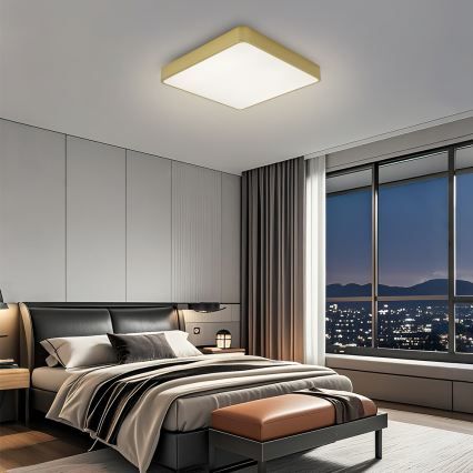Brilagi - LED таванно осветително тяло POOL LED/48W/230V 3000/4000/6000K 50x50 cm златисто
