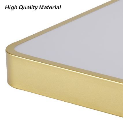 Brilagi - LED таванно осветително тяло POOL LED/48W/230V 3000/4500/6000K 50x50 cm златисто