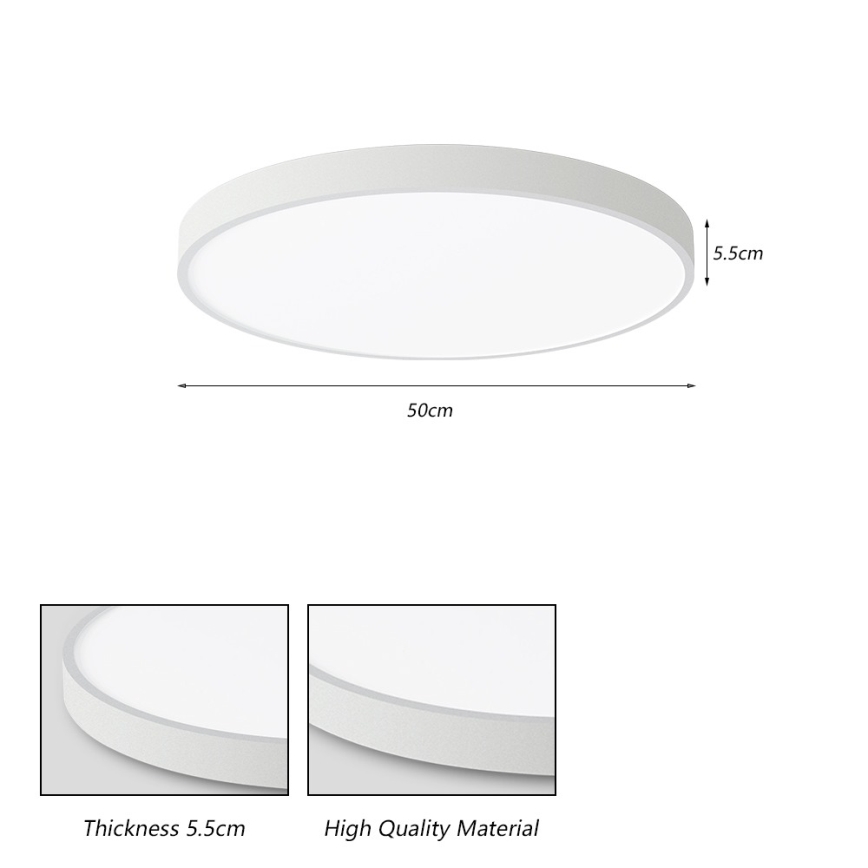 Brilagi - LED таванно осветително тяло POOL LED/60W/230V 3000/4000/6000K 50 cm бяло