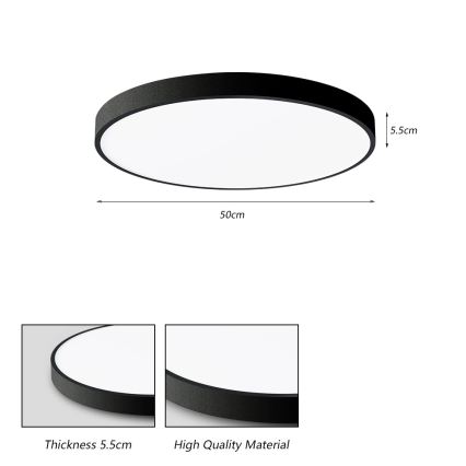 Brilagi - LED таванно осветително тяло POOL LED/60W/230V 3000/4000/6000K 50 cm