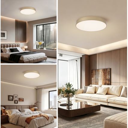 Brilagi - LED таванно осветително тяло POOL LED/60W/230V 3000/4000/6000K, диаметър 50 см, златисто