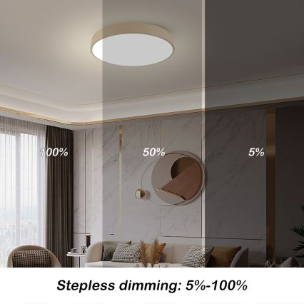 Brilagi - LED плафон POOL LED/60W/230V 3000/4000/6000K Ø 60 см бежово
