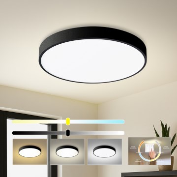 Brilagi - LED таванно осветително тяло POOL LED/60W/230V 3000/4000/6000K Ø 60 см черно