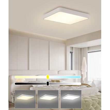 Brilagi - LED таванно осветително тяло POOL SQUARE LED/36W/230V 3000/4500/6000K 40x40 см бяло