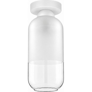 BRILAGI - LED таванно осветително тяло RETRO GLASS 1xE27/60W/230V Ø 14 cm бяло