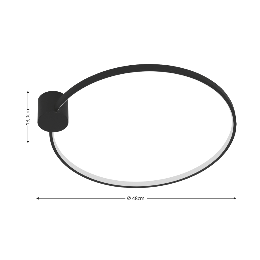 Brilagi - LED таванно осветително тяло RINGO LED/18W/230V Ø 50 см