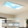 Brilagi - LED таванно осветително тяло с регулируема яркост SLIMFRAME SKY LED/80W/230V 120x60 cm 3000-6000K сребрист/син + дистанционно управление