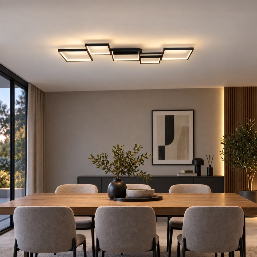 BRILAGI - LED таванно осветително тяло SHIFT LED/42W/230V 4000K 47,5x122 cm черно