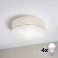Brilagi - LED таванно осветително тяло SIRIJA 4xE27/15W/230V с диаметър 60 см бяло