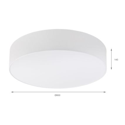 Brilagi - LED таванно осветително тяло SIRIJA 4xE27/15W/230V с диаметър 60 см бяло