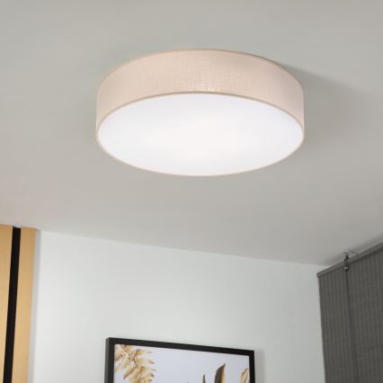 Brilagi - LED таванно осветително тяло SIRIJA 4xE27/15W/230V Ø 60 см бежово