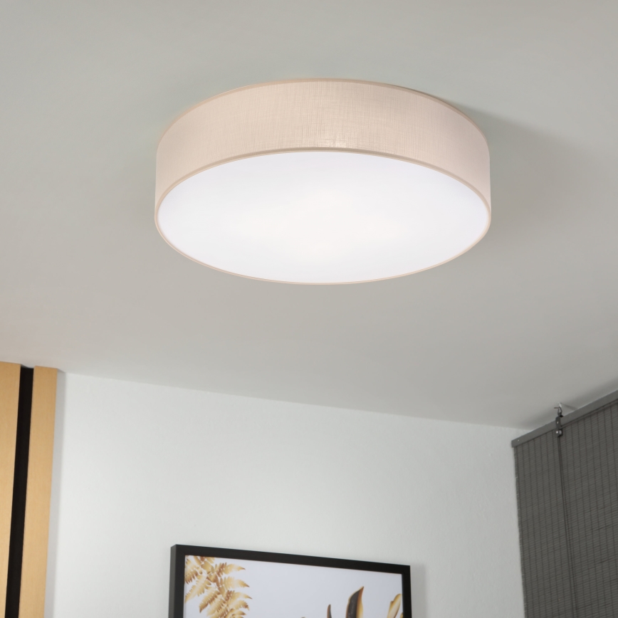 Brilagi - LED таванно осветително тяло SIRIJA 4xE27/15W/230V Ø 60 см бежово
