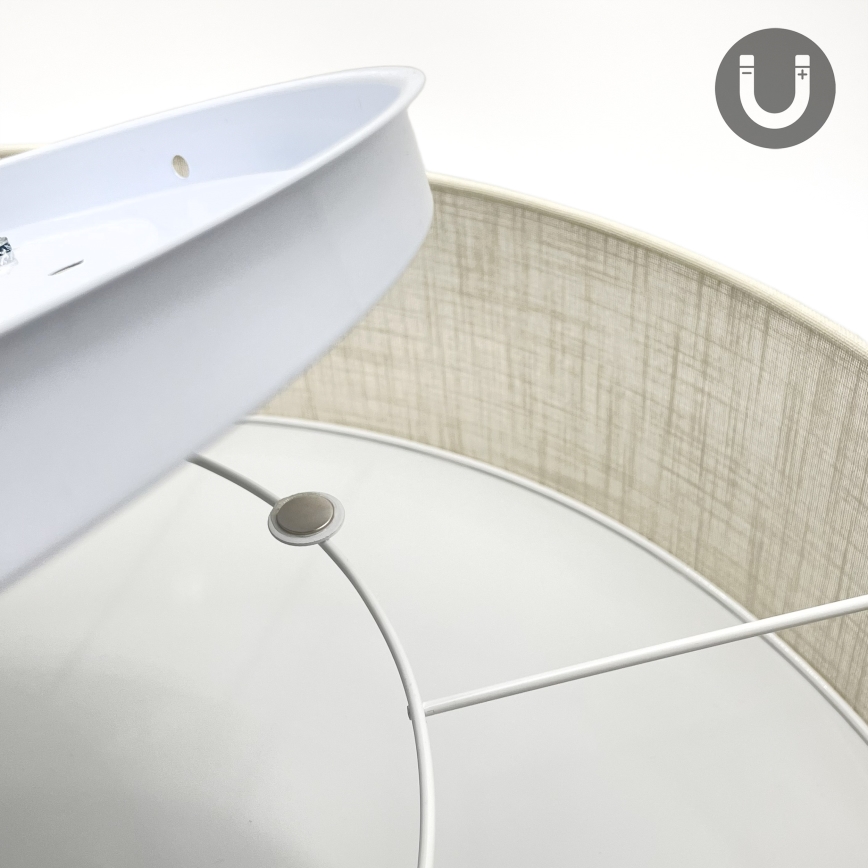 Brilagi - LED таванно осветително тяло SIRIJA 4xE27/60W/230V диам. 60 см кремаво