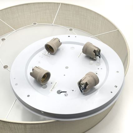 Brilagi - LED таванно осветително тяло SIRIJA 4xE27/60W/230V диам. 60 см кремаво