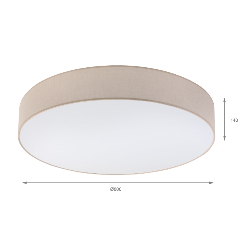 Brilagi - LED таванно осветително тяло SIRIJA 6xE27/15W/230V диаметър 80 см бежово