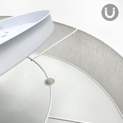 Brilagi - LED таванно осветително тяло SIRIJA 6xE27/15W/230V Ø 80 см бяло
