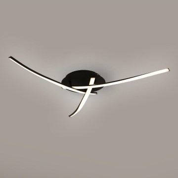 Brilagi - LED таванно осветително тяло STRIPES, LED/24W/230V, Ø 64 см, черно
