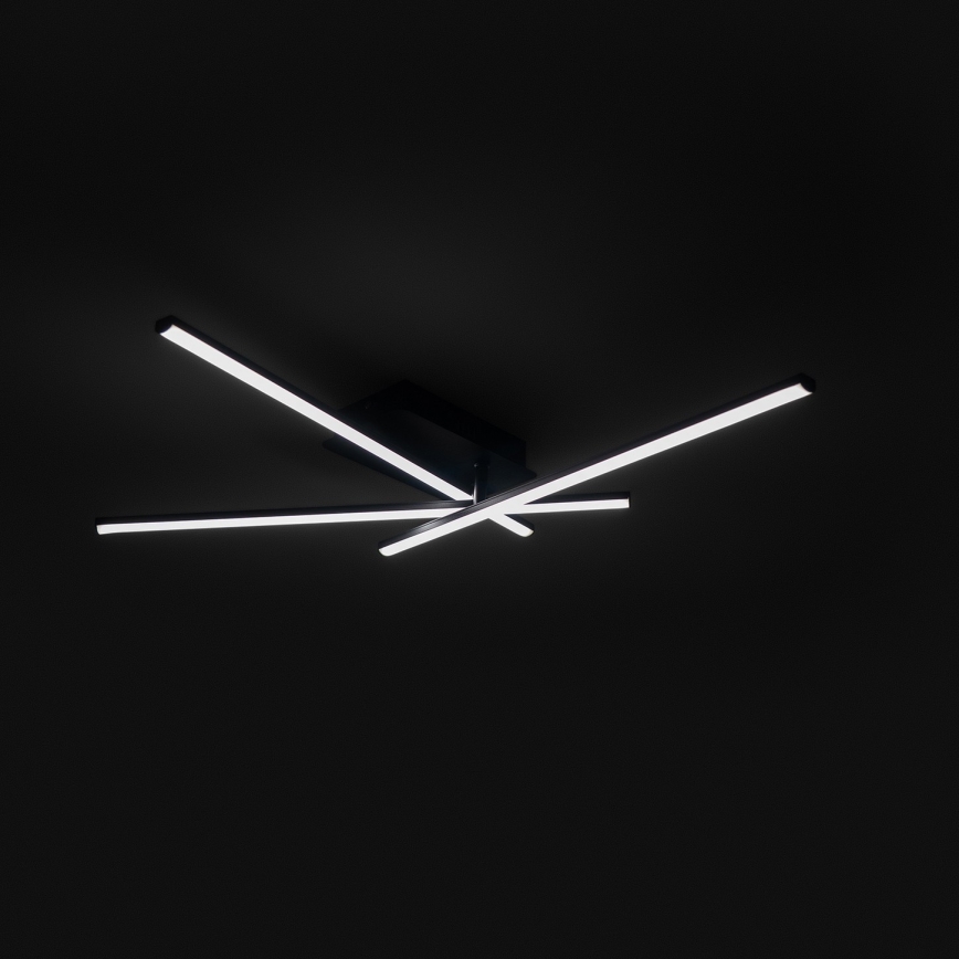 Brilagi - LED таванно осветително тяло STRIPES LED/30W/230V 51x78 cm черно