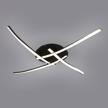 Brilagi - LED таванно осветително тяло STRIPES LED/32W/230V 60x60 см черно