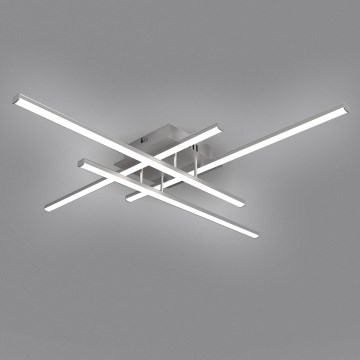 Brilagi - LED таванно осветително тяло STRIPES LED/37W/230V 68x68 см сребристо