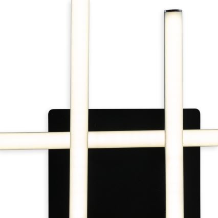 Brilagi - LED таванен плафон STRIPES LED/37W/230V 68x68 cm черен