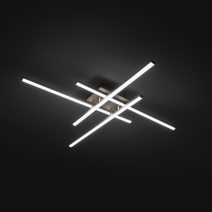 Brilagi - LED плафон STRIPES LED/37W/230V 68x68 см сребрист