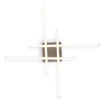 Brilagi - LED плафон STRIPES LED/37W/230V 68x68 см сребрист