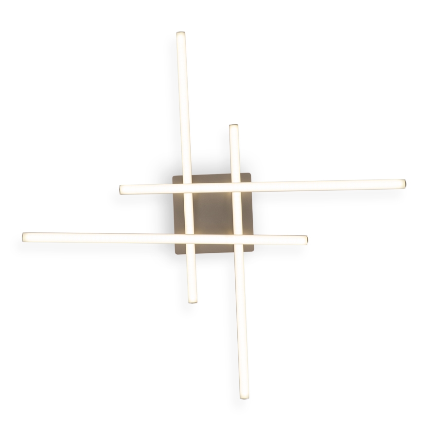 Brilagi - LED плафон STRIPES LED/37W/230V 68x68 см сребрист