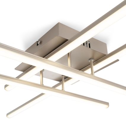 Brilagi - LED плафон STRIPES LED/37W/230V 68x68 см сребрист