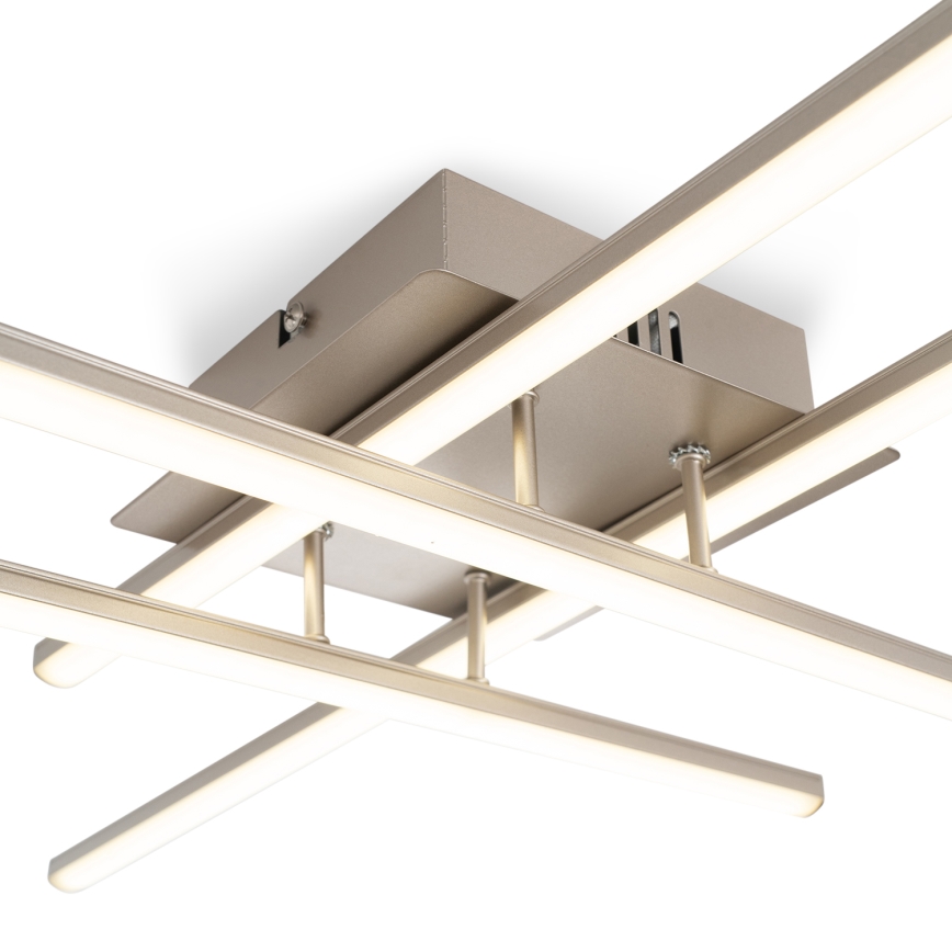 Brilagi - LED плафон STRIPES LED/37W/230V 68x68 см сребрист