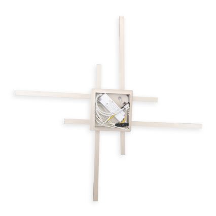 Brilagi - LED плафон STRIPES LED/37W/230V 68x68 см сребрист