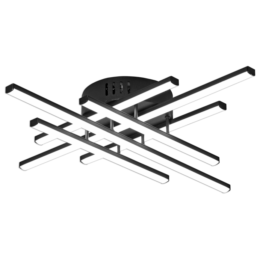 Brilagi - LED таванен плафон STRIPES LED/42W/230V 51x51 cm черен