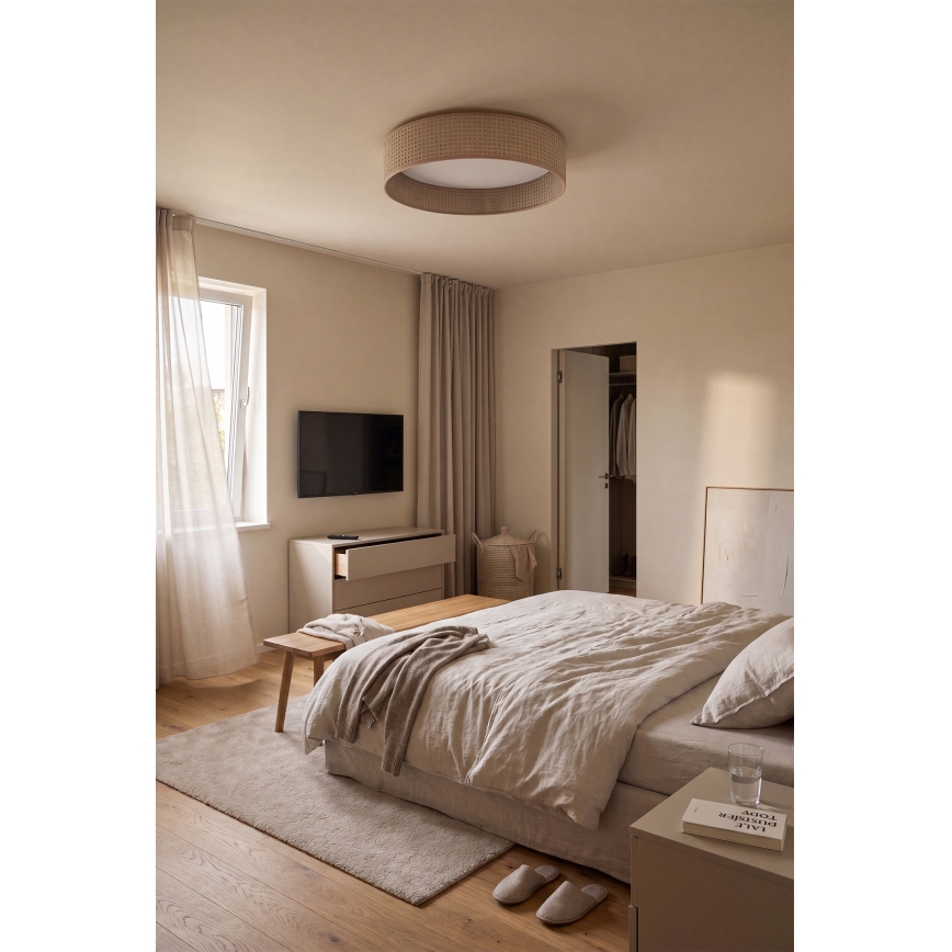 Brilagi - LED таванно осветително тяло VELVET SIMPLE LED/24W/230V 3000K Ø 45 см бежово