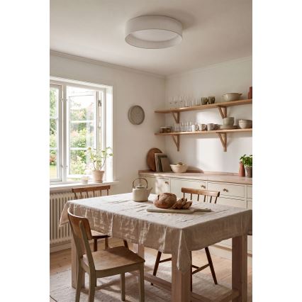 Brilagi - LED таванно осветително тяло VELVET SIMPLE LED/24W/230V 3000K Ø 45 см бяло