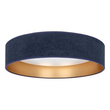 Brilagi - LED таванно осветително тяло VELVET SIMPLE LED/24W/230V 3000K Ø 45 см синьо/златно