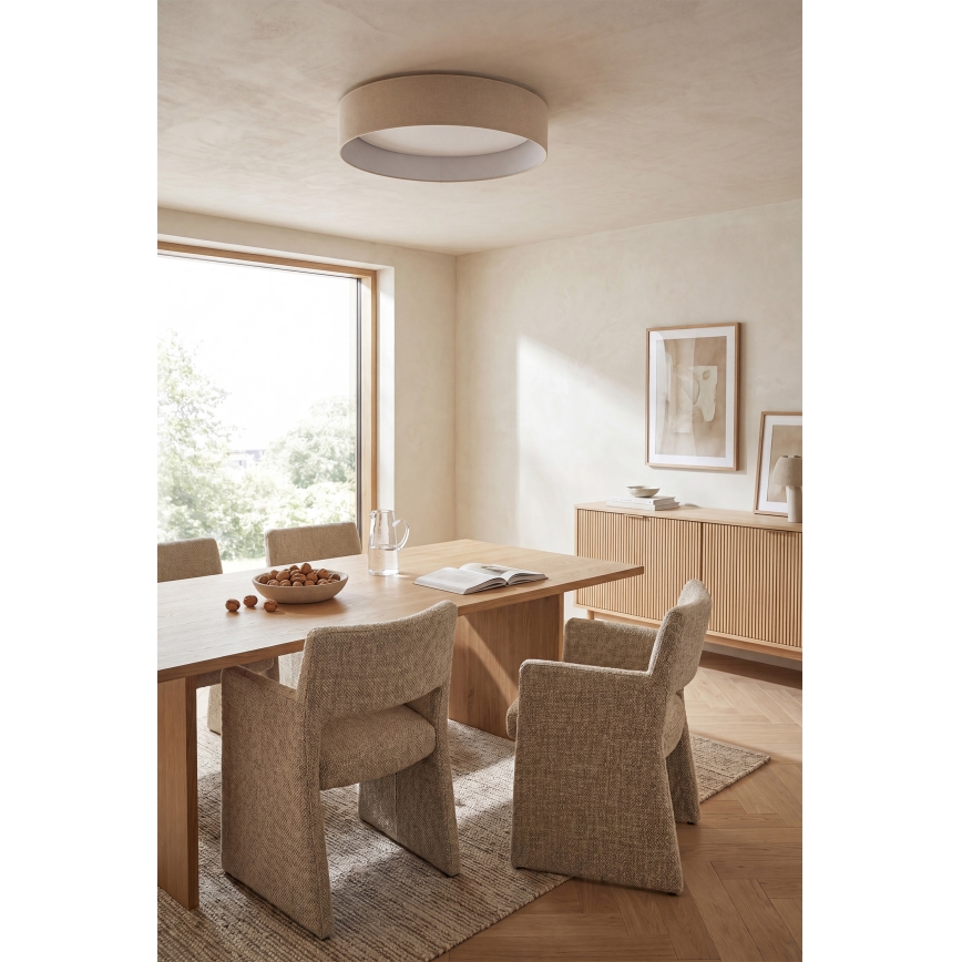 Brilagi - LED таванно осветително тяло VELVET SIMPLE LED/24W/230V 4000K Ø 45 см крем