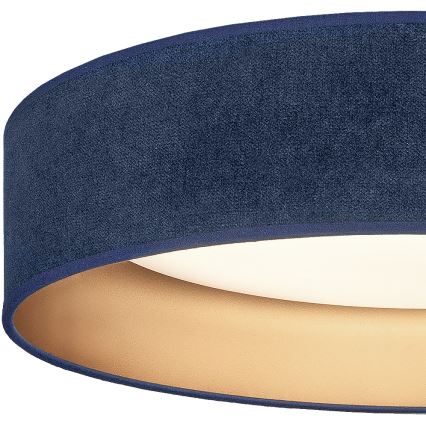 Brilagi - LED таванно осветително тяло VELVET SIMPLE LED/24W/230V 4000K диаметър 45 см синьо/златно