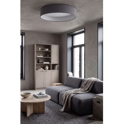 Brilagi - LED таванно осветително тяло VELVET SIMPLE LED/24W/230V 4000K Ø 45 см сиво
