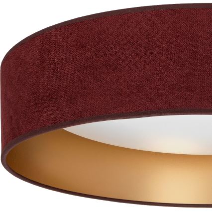 Brilagi - LED плафон VELVET SIMPLE LED/24W/230V 4000K Ø 45 см бордо/злато