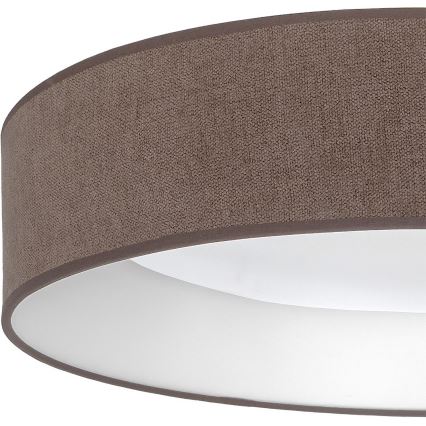 Brilagi - LED таванно осветително тяло VELVET SIMPLE LED/24W/230V 4000K Ø 45 см кафяво