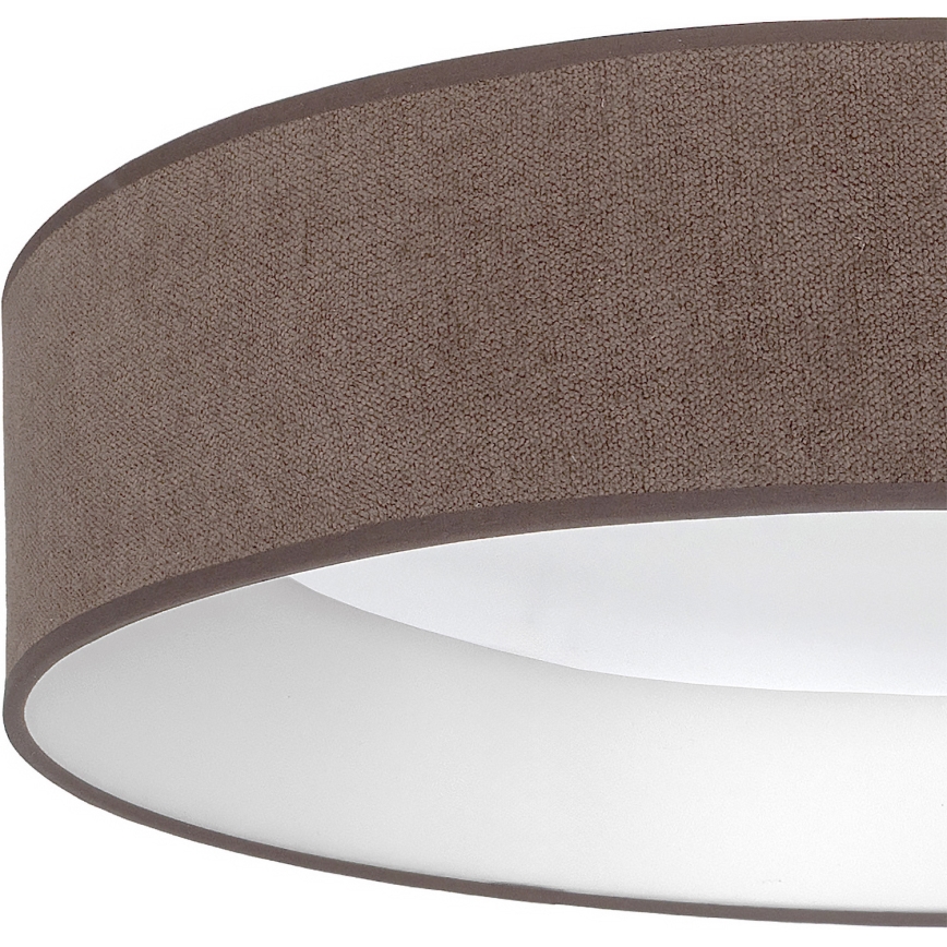 Brilagi - LED таванно осветително тяло VELVET SIMPLE LED/24W/230V 4000K Ø 45 см кафяво