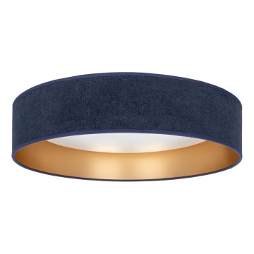 Brilagi - LED таванно осветително тяло VELVET SIMPLE LED/36W/230V 3000K диаметър 55 см синьо/златно