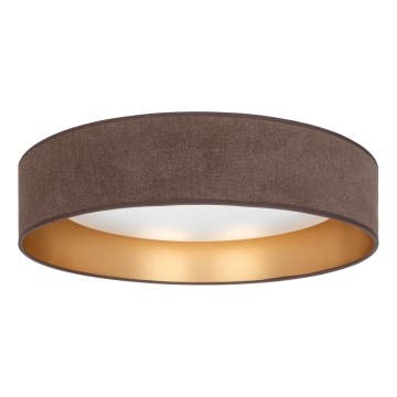 Brilagi - LED таванно осветително тяло VELVET SIMPLE LED/36W/230V 3000K Ø 55 cm кафяво/златно
