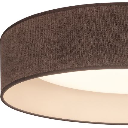 BRILAGI - LED таванно осветително тяло VELVET SIMPLE LED/36W/230V 3000K Ø 55 см кафяво