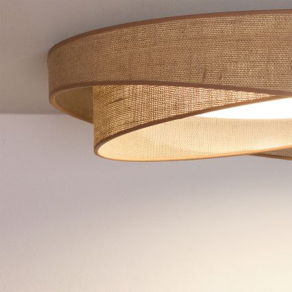 BRILAGI - LED таванно осветително тяло VELVET TWIST LED/24W/230V 4000K Ø 55 cm бежово