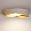 BRILAGI - LED таванно осветително тяло VELVET TWIST LED/24W/230V 4000K Ø 55 cm бяло/златно