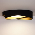 BRILAGI - LED таванно осветително тяло VELVET TWIST LED/24W/230V 4000K Ø 55 cm черно/златно