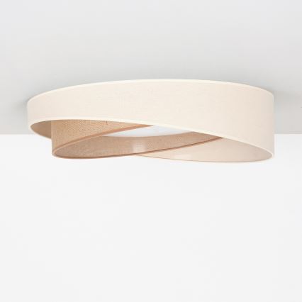 BRILAGI - LED таванно осветително тяло VELVET TWIST LED/24W/230V 4000K Ø 55 cm кремаво/бежово