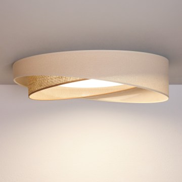 BRILAGI - LED таванно осветително тяло VELVET TWIST LED/24W/230V 4000K Ø 55 cm кремаво/бежово